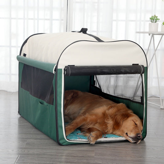 Portable Dog Travel Crate Kennel for Indoor or Outdoor Use