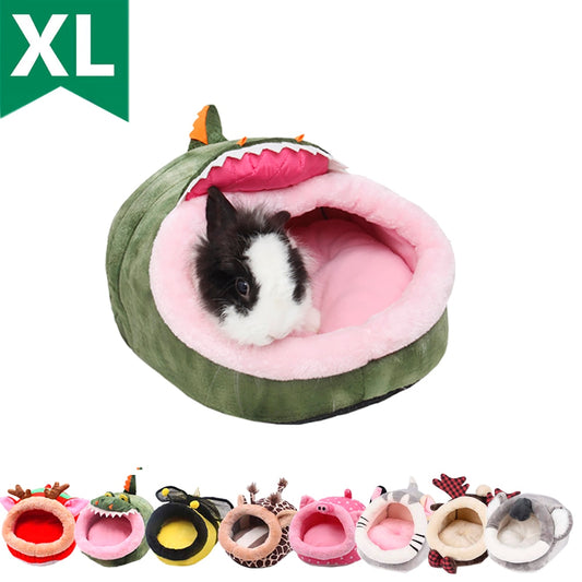 Plush Bed-House for small animals - Hamster, Ferrets, Rats, Guinea Pigs and more!