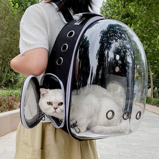 The Space Bubble Backpack Pet Carrier! Convenient and Stylish