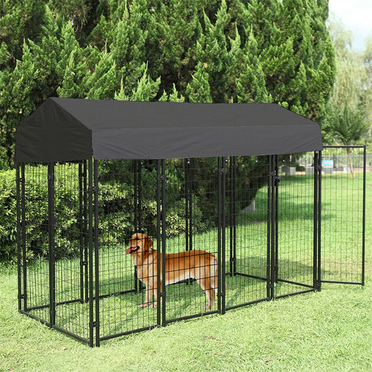 Heavy Duty Outdoor Dog Kennel with Cover